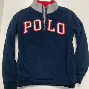 Polo Ralph Lauren half zip fleece sweater size 6